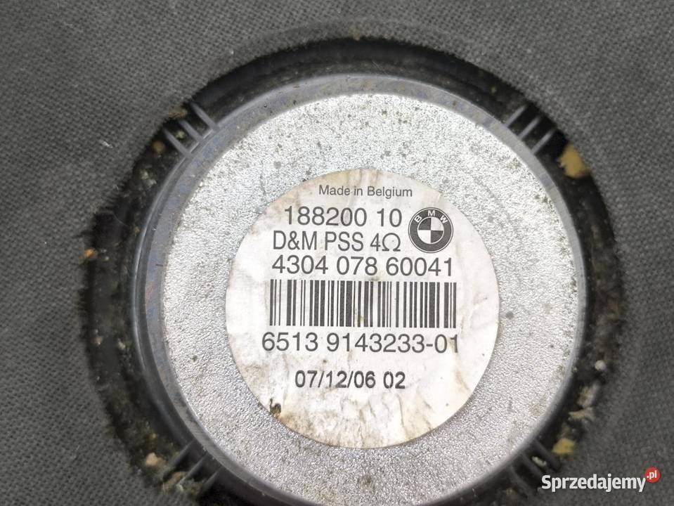 GŁOSNIK NISKOTONOWY FABRYCZNY BMW 1 E87 E81 LIFT