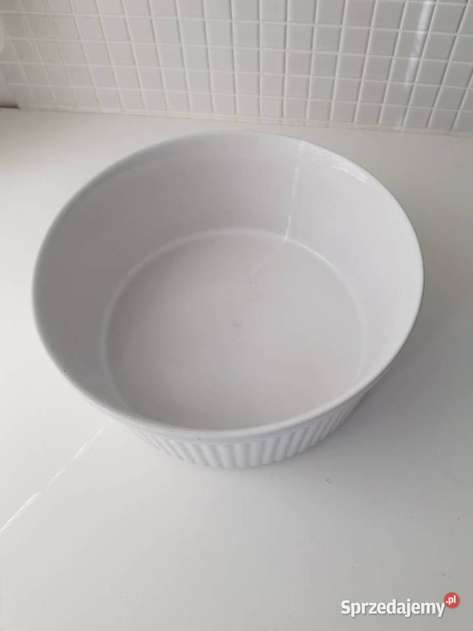 Biała ceramiczna forma do zapiekania Souffl 23 Siemianowice Śląskie