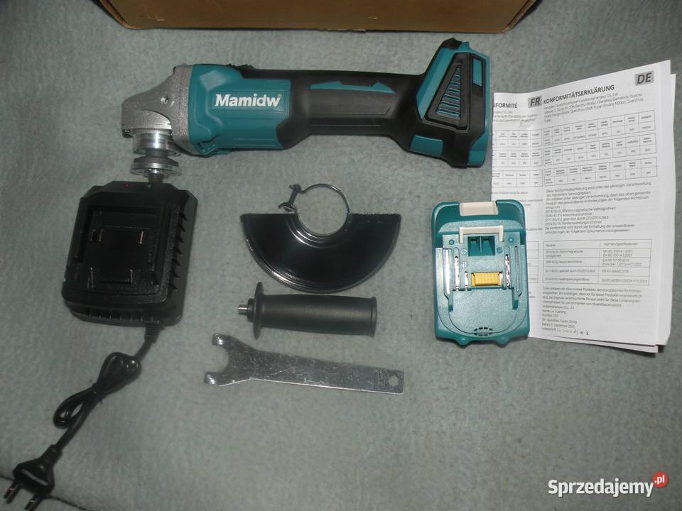 SZLIFIERKA KĄTOWA AKUMULATOROWA 18V 125MM Lublin