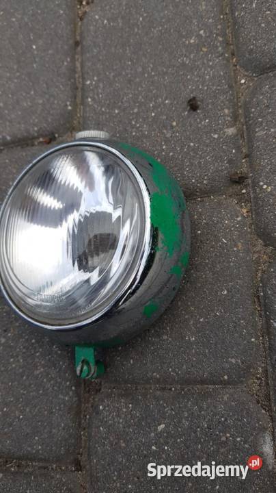 Klosz z ramką odbłyśnik Jawa 50 kaczka pancerka Oświetlenie łódzkie Opoczno