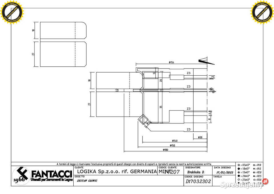 Głowica do frezowania LOGIKA Jelenia Góra