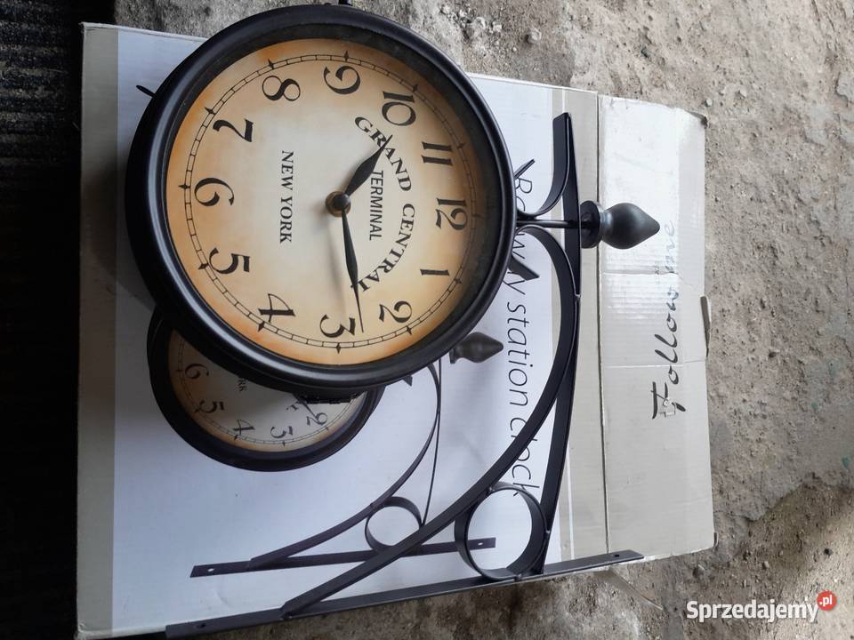 Zegar wiszący dwustronny pomorskie