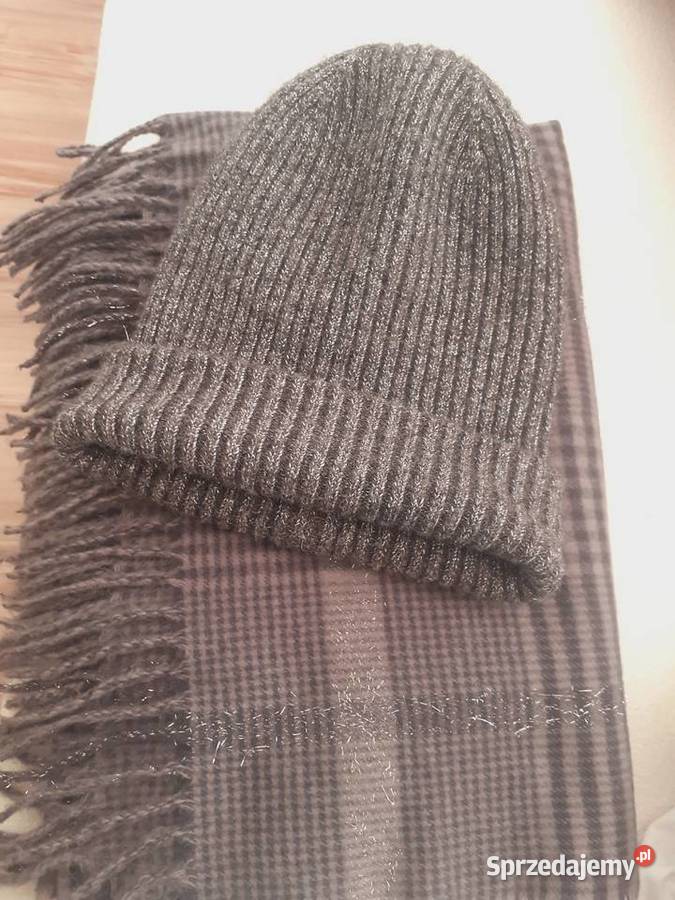czapka Mohito ze srebrną nitką szary/srebrny Gdańsk sprzedam