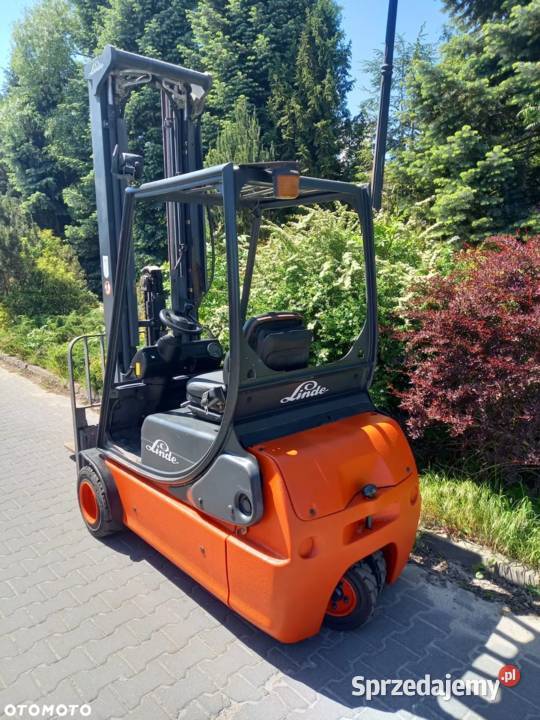 Wózek widłowy Linde E16 E18 2003 r Triplex 65m łódzkie Biała Rawska