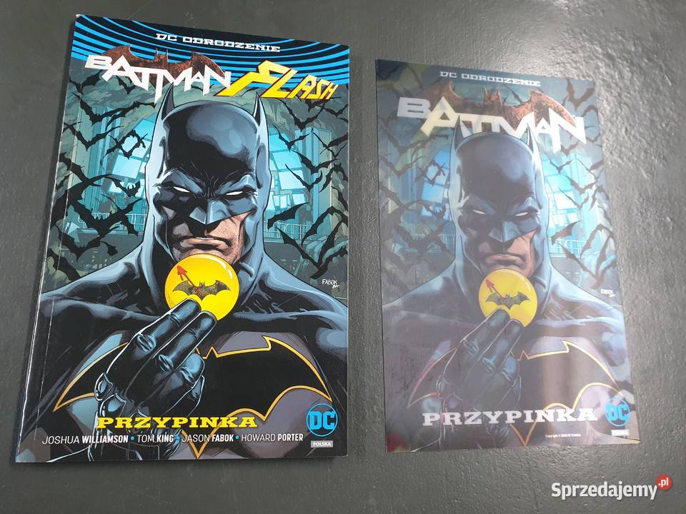 Batman Flash Przypinka DC Odrodzenie Egmont