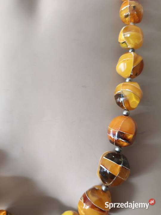Naszyjnik Bursztyn Vintage podlaskie Białystok