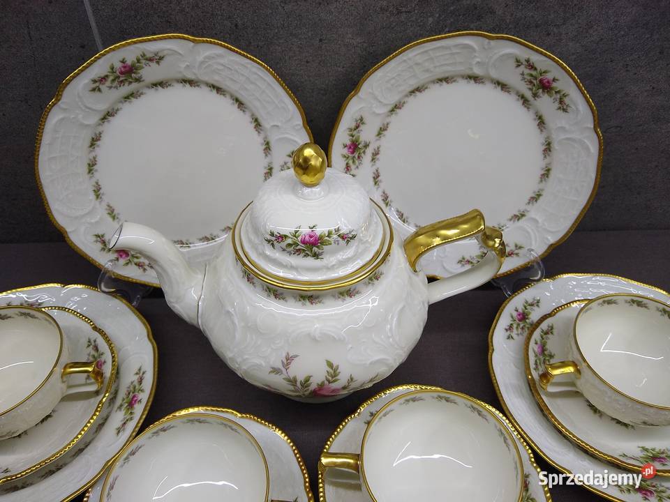 Serwis herbata Rosenthal Sanssouci Moosrose