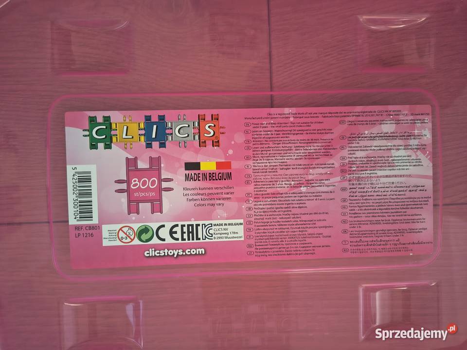 Klocki konstrukcyjne CLICS CB801 Rollerbox Dla Dziecka