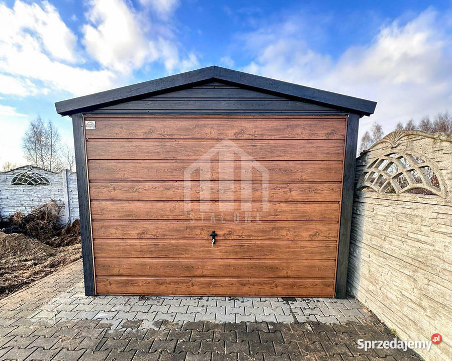 Garaż blaszany 3x4m brama uchylna drzwi okno Nieruchomości Malbork sprzedam