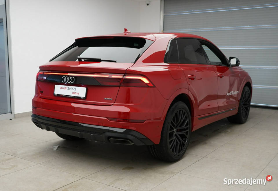 Audi Q8 60TFSIe 490 Sline BO MatrixLED Kamery360 serwisowany w ASO Kielce