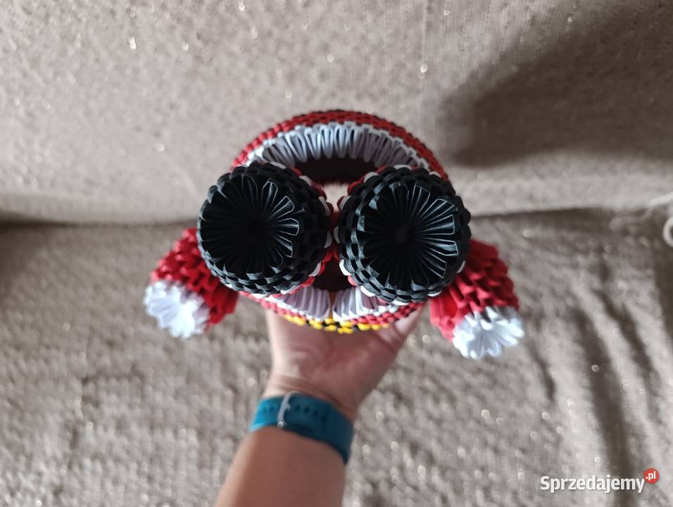 Duży Święty Mikołaj Origami Modułowe 3D Kwidzyn