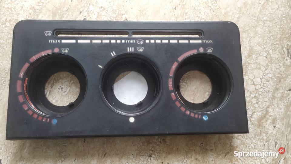 Mercedes W123 Panel nawiewu ogrzewania 2 suwaki dolnośląskie Łagiewniki