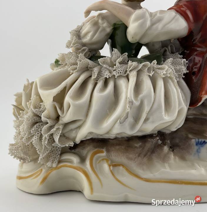 Antyczna porcelana koronkowa UNTERWEISSBACH Kraków
