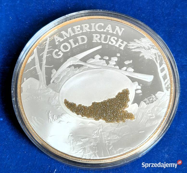 Duży Ciekawy Numizmat Gorączka Złota Gliwice