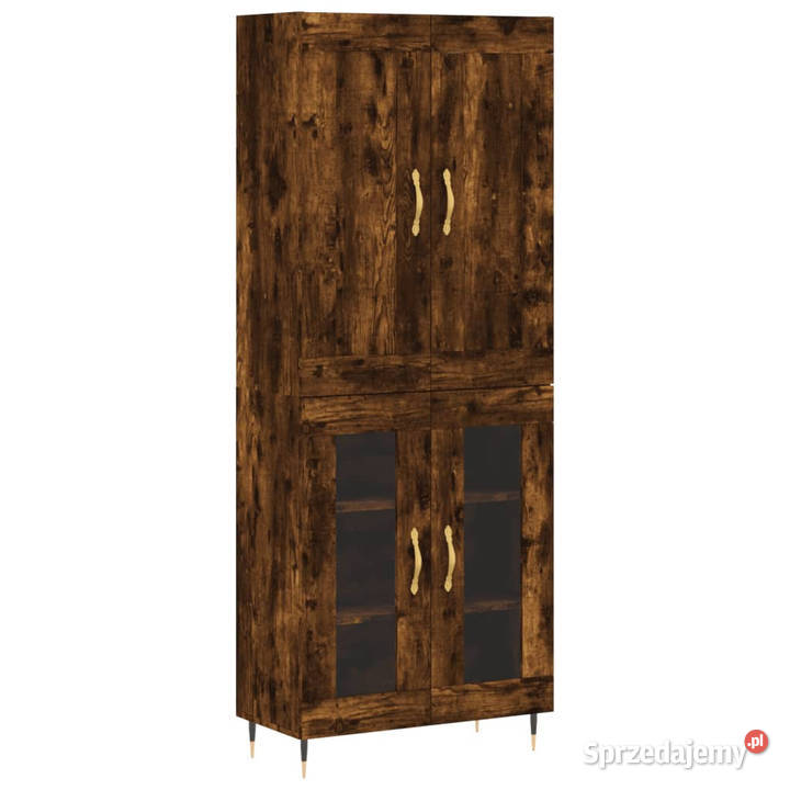 Witrynka przydymiony dąb 695x34x180 materiał mazowieckie Warszawa