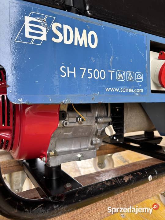 Agregat prądotwórczy 3fazowy SDMO 7500T Honda małopolskie