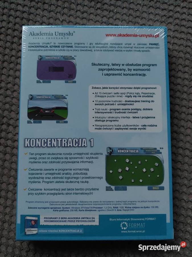 nowa zafoliowana Koncentracja Akademia Umysłu Kraków