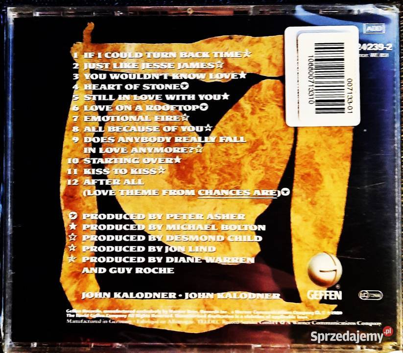 CD Nowy Wspaniały Album CD CHER Album Heart of Gdańsk