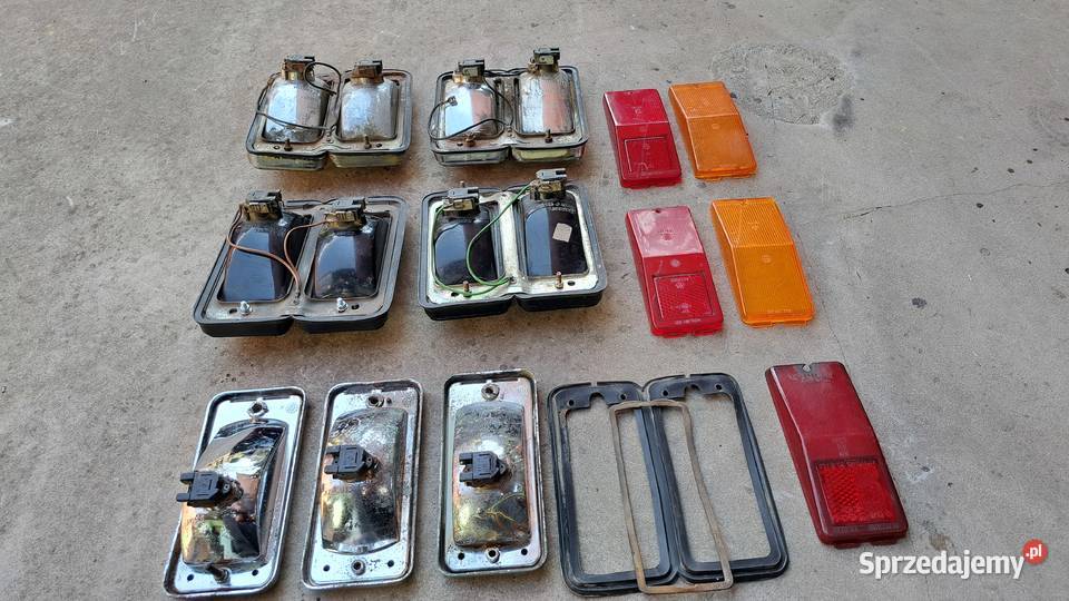 Fiat125p lampy tylne kompl uszczelki osłony MR75 Leszno