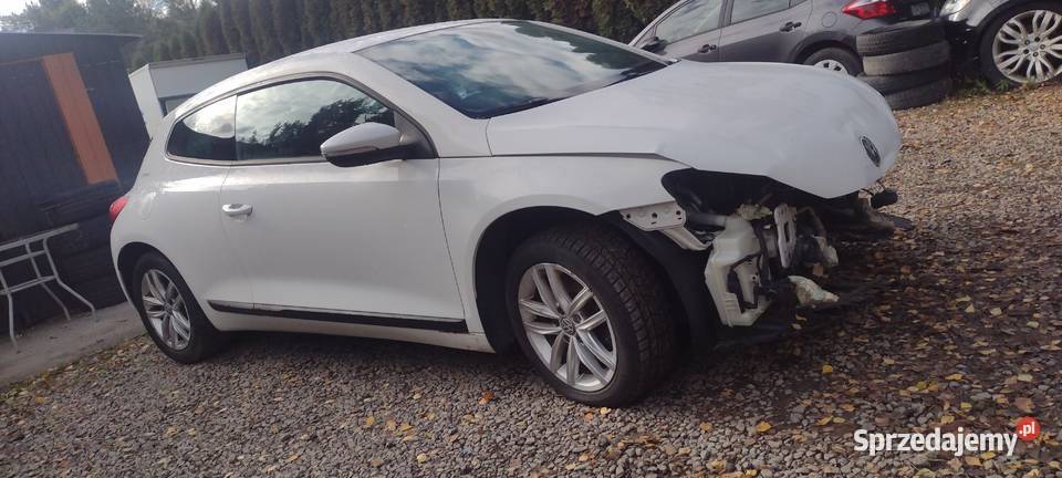 vw scirocco 14 tsi 133 uszkodzony przódokazja małopolskie Kraków
