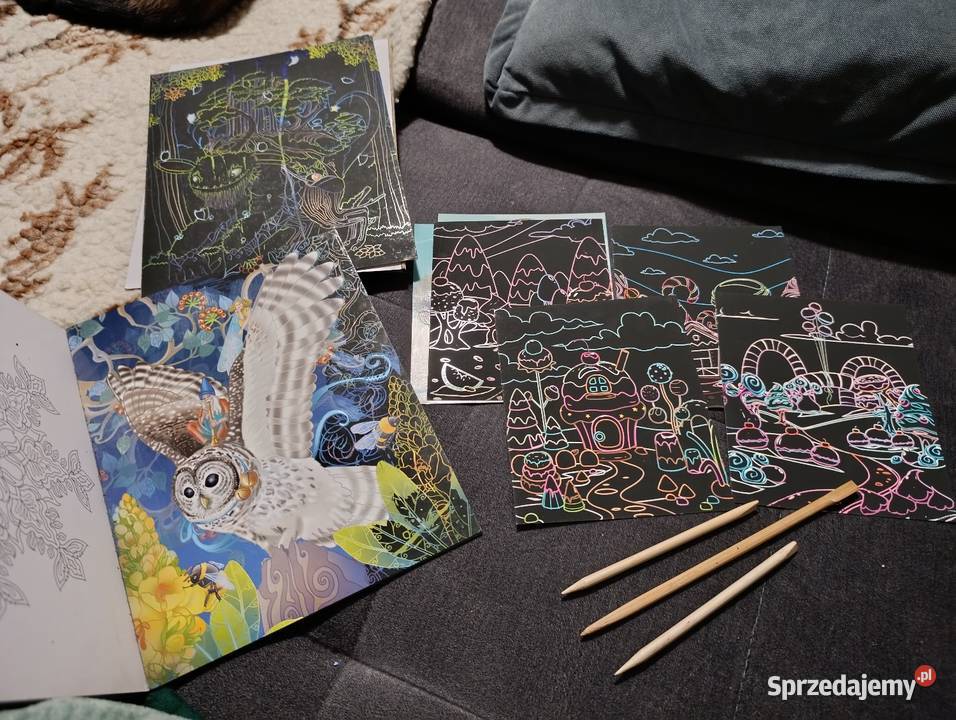 zaczarowany las 12 stron do zdrapywania i Poznań