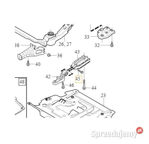 VOLVO sruba M12x70mm oryginal OE Bielany Wrocławskie sprzedam
