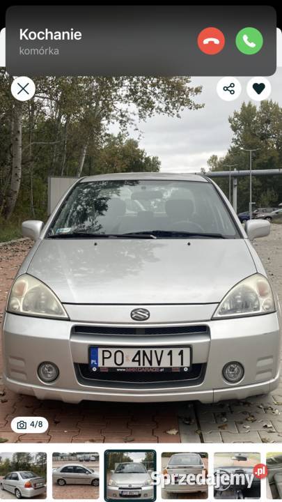 Suzuki liana 16 benzyna klima mały przebieg 2 wielkopolskie Poznań