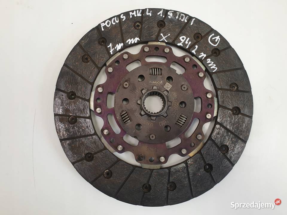 SPRZĘGŁO Ford Focus MK4 15 TDCI JX617550CC Sprzęgła i elementy Chełm