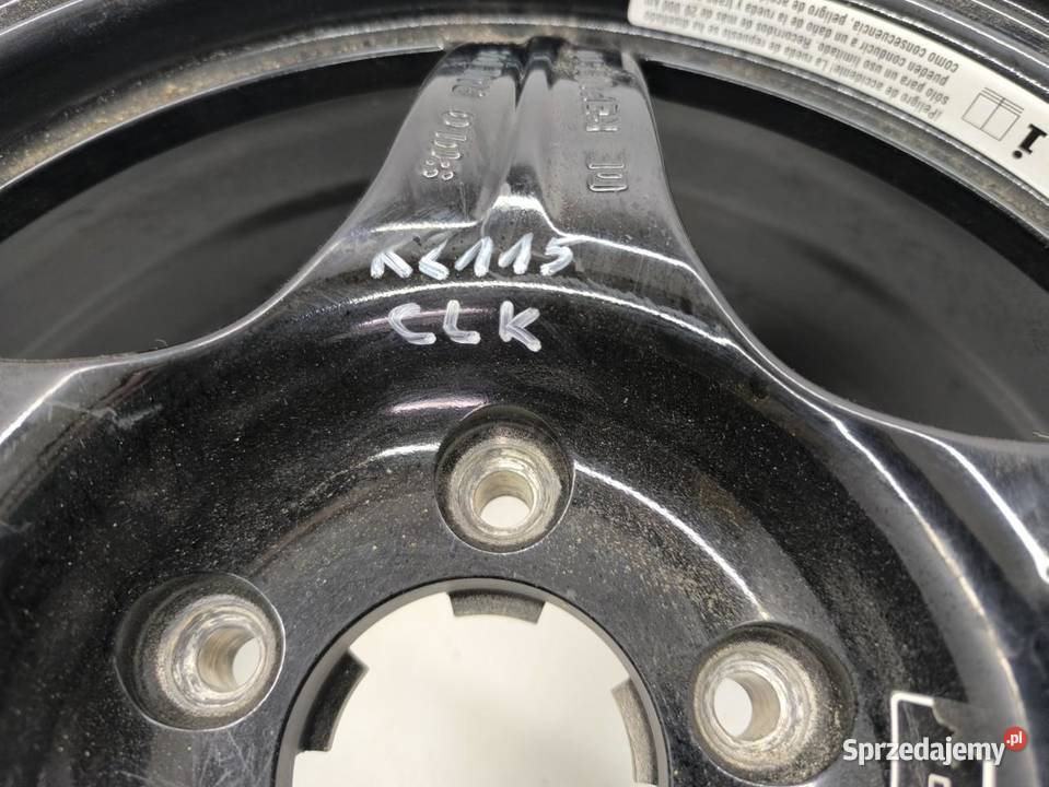 KOŁO ZAPASOWE MERCEDES CLK W208 C208 A2084010602 Opony i felgi