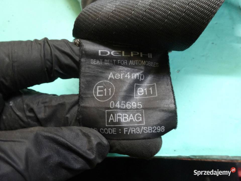 KIA SOUL I 09r pas bezpieczeństwa prawy przód osobowe