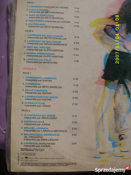 LPSkladanka Lambada 2LP Wołów sprzedam