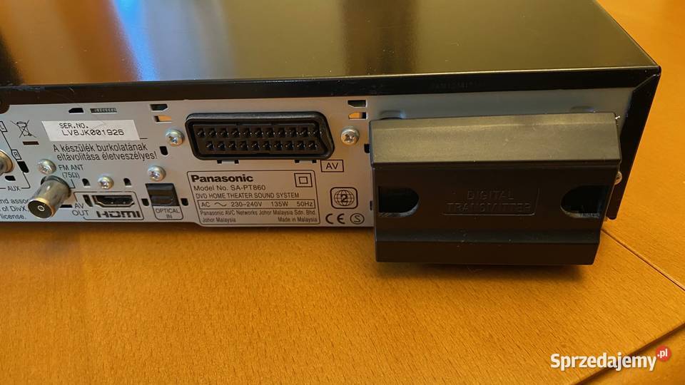 Kino domowe Panasonic SAPT860 pilot 2 głośniki Bydgoszcz