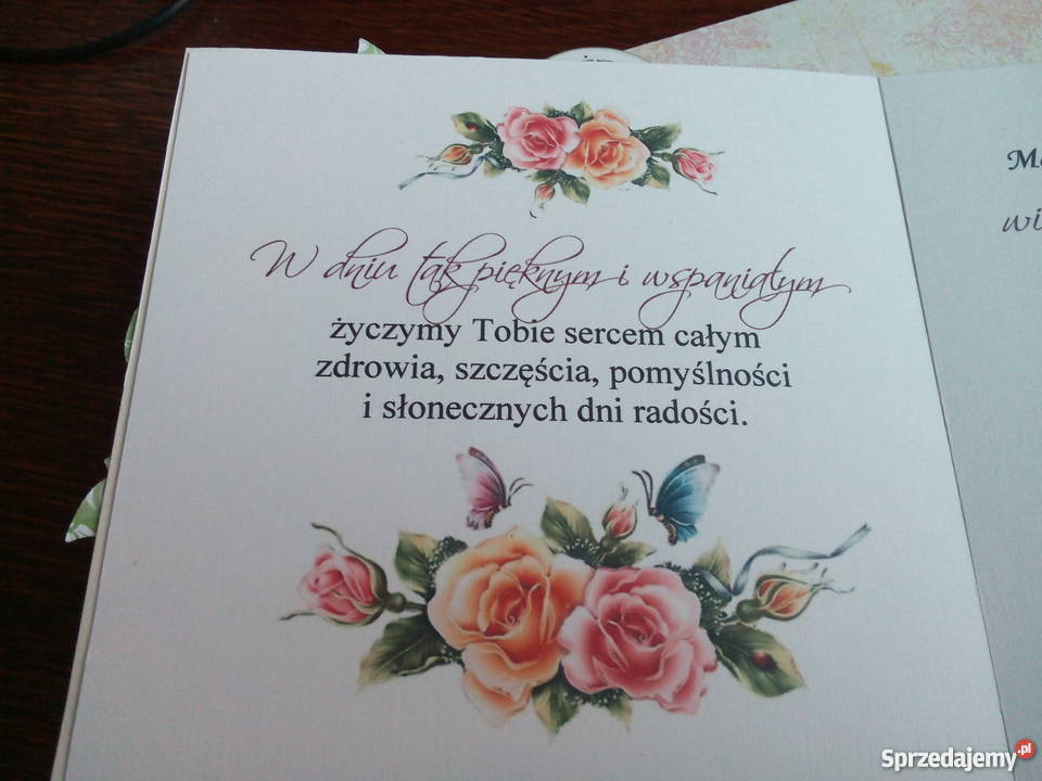 kartki życzenia ślubne z pudełkiem pamiątka Rękodzieło pomorskie Lipusz sprzedam