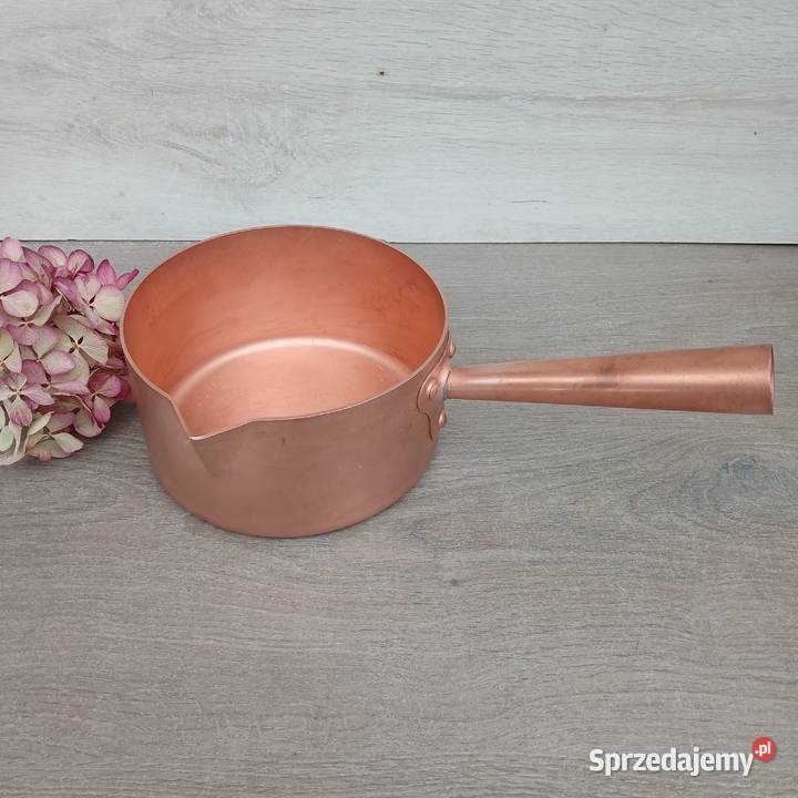 Profesjonalny miedziany garnek rondel poj 22 Warszawa