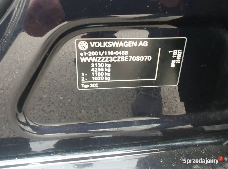 Sprzedam VW CC 36 V6 300 4MOTIO DSG 3597cm3 wielkopolskie Piła