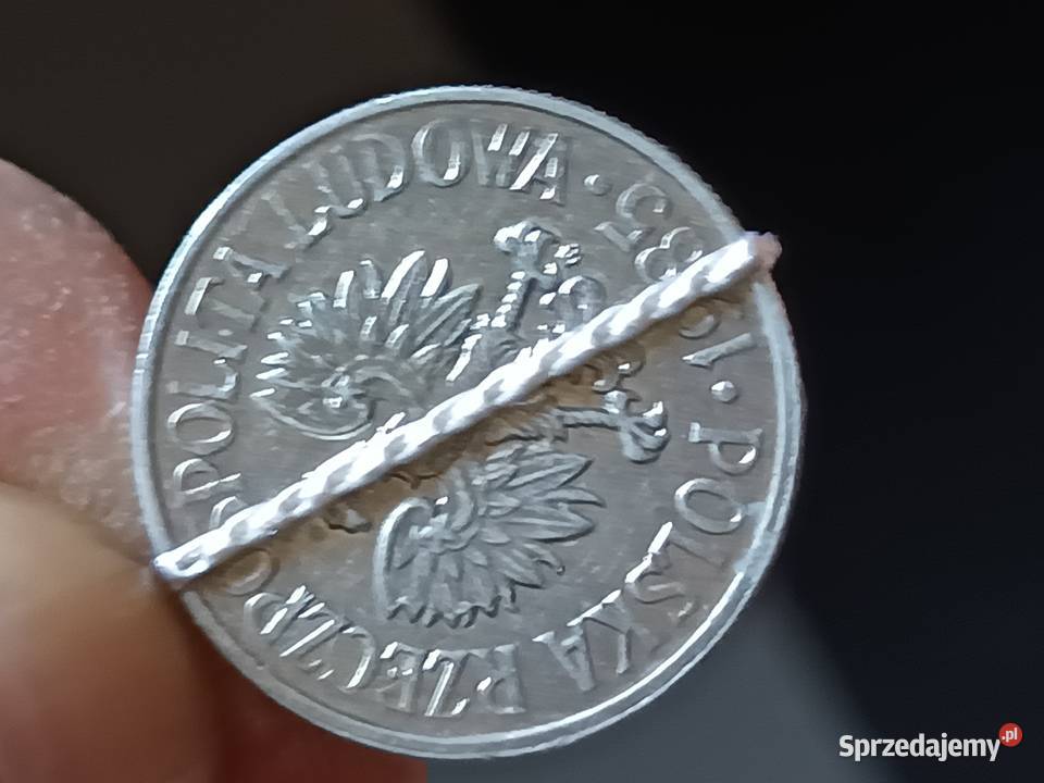 Sprzedam monete 50 groszy 1985 skretka zle bity sprzedam