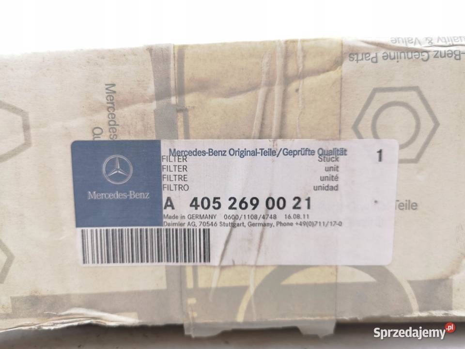 FILTR HYDRALICZNY MERCEDES BUS 405 A4052690021