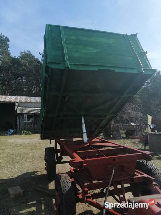 Przyczepa dwuosiowa wywrotka rolnicza Krzywda sprzedam
