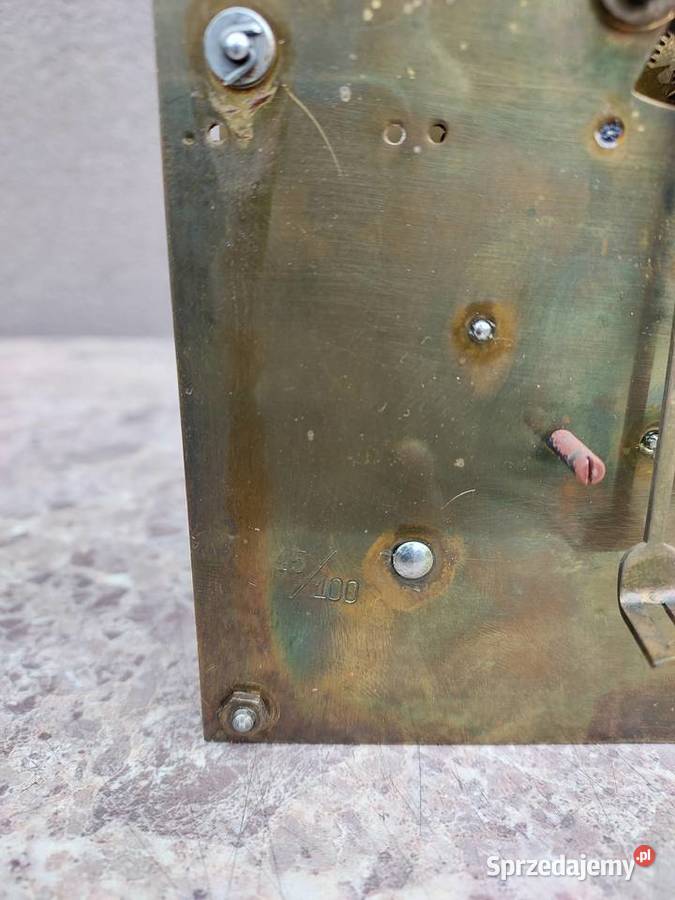 726 Mechanizm starego zegara ściennego Mauthe Antyki Antyki, Sztuka, Kolekcje Tczew sprzedam