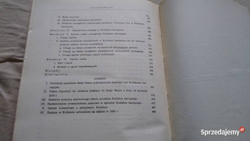Kodeks karzący Królestwa Polskiego 1818 Gdańsk