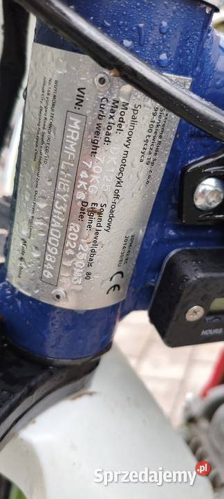 Cross asix 125 pitbike 1412 dziecka cross Wadowice