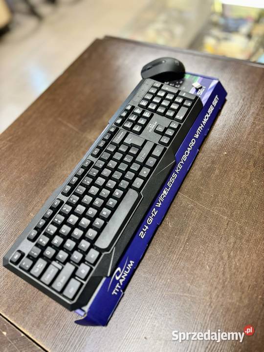 Bezprzewodowy zestaw klawiatura i mysz Titanum warmińsko-mazurskie Elbląg
