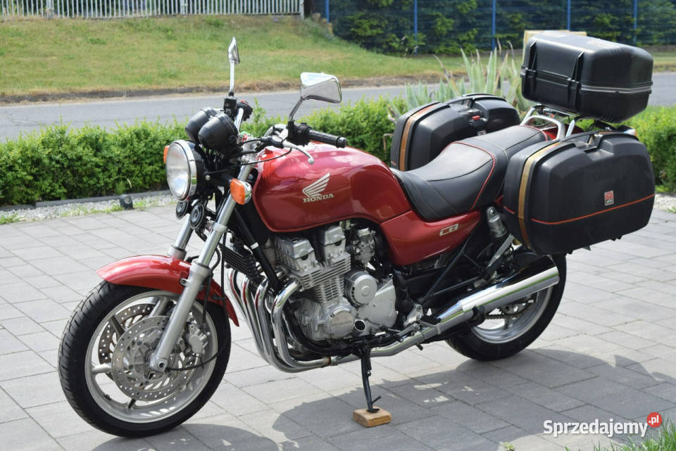 Honda CB 3 kufry Ładny stan 3 kufry 1 ręka z Śrem
