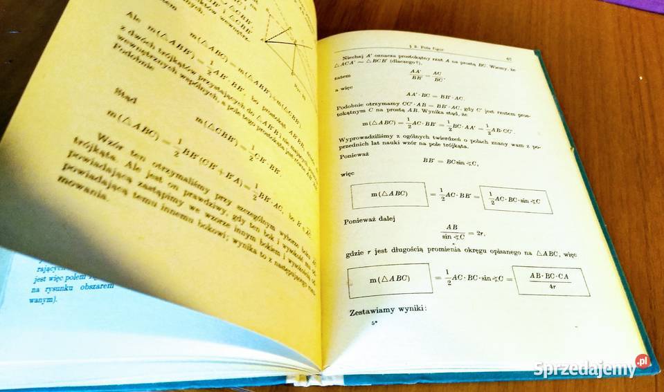 Geometria podręcznik klasy II 2 technikum Zofia matematyka Gdańsk sprzedam