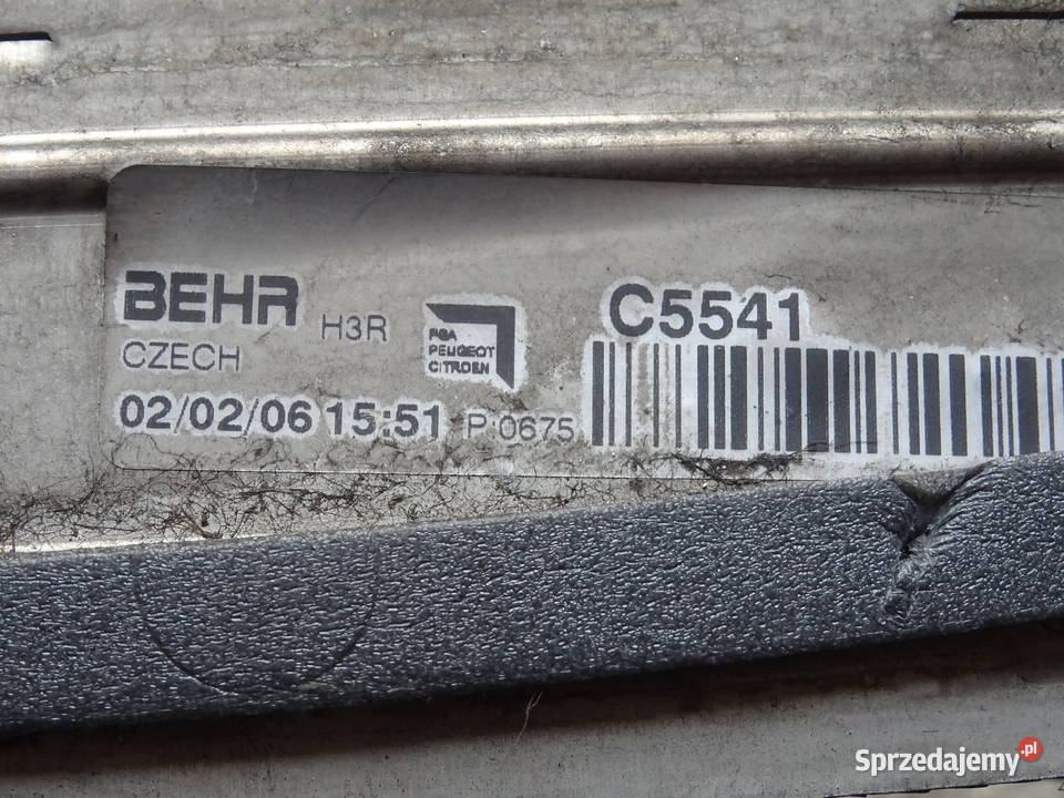 Peugeot 307 parownik klimatyzacji nagrzewnica Nagrzewnice Wieluń