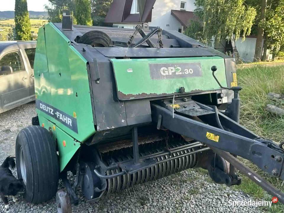 Prasa Rolującą Deutz Fahr GP 230 OKAZJA Rolujące (belujące) Słopnice