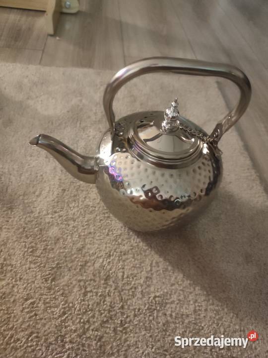 Czajniczek do herbaty ze stali nierdzewnej z Sobolew sprzedam