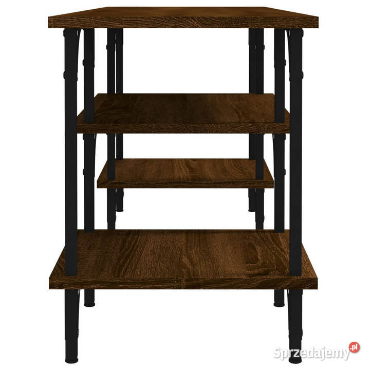 Szafka pod TV brązowy dąb 102x35x455 WM826334 Warszawa