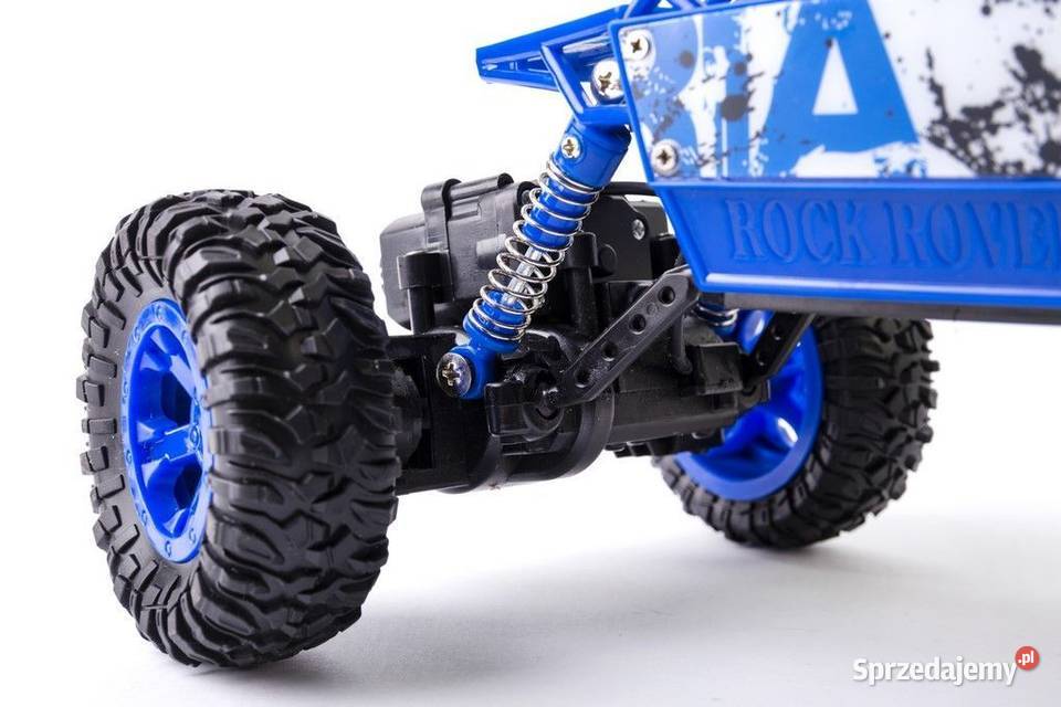 Duży Monster Truck zdalnie sterowany niebieski wielkopolskie Poznań