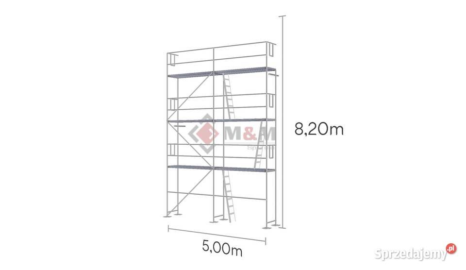 Rusztowanie elewacyjne 5x82m zestaw rusztowania opolskie Stare Siołkowice
